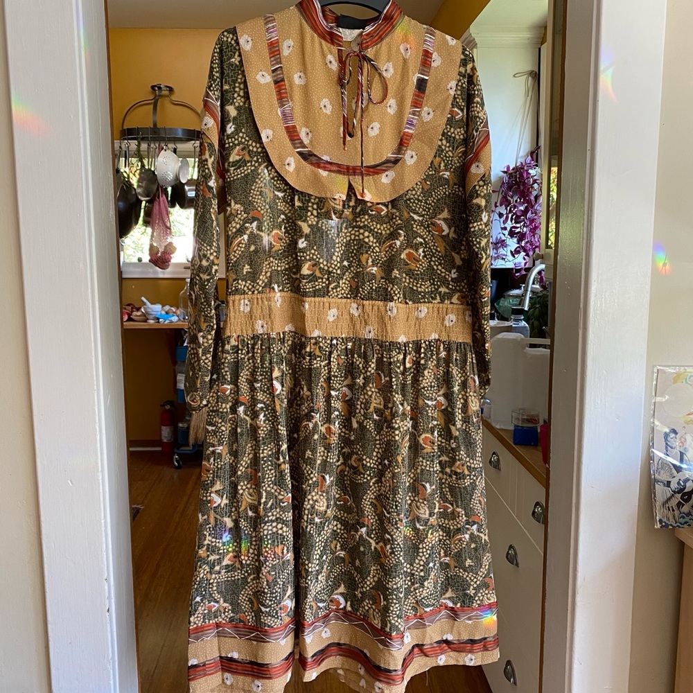 Vintage Boho dress sz 8